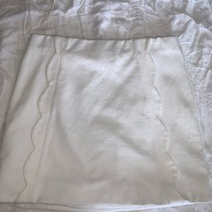 White topshop mini skirt